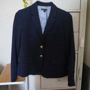 Navy Blue J Crew Blazer Size 8 Petite